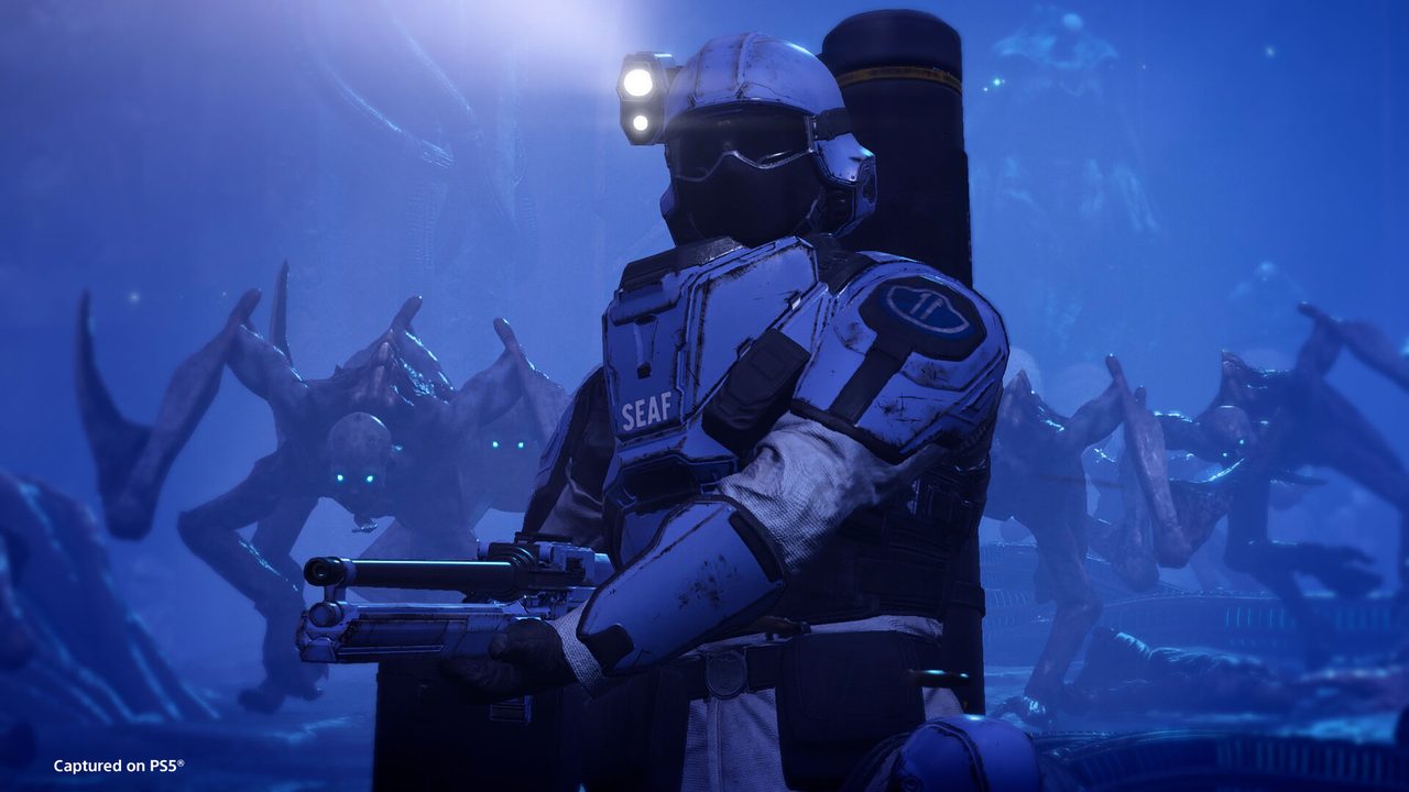 A scene from HELLDIVERS™ 2.