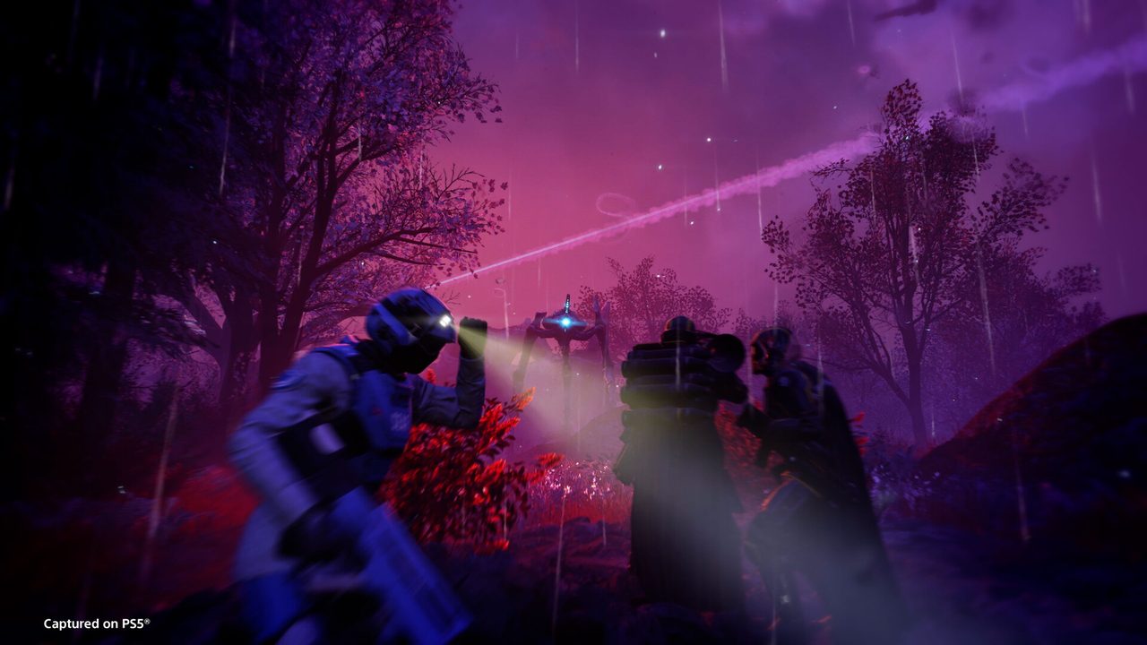 A scene from HELLDIVERS™ 2.